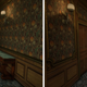 How a hallway appears in version 1.0 (left), compared to version 1.06 (right).